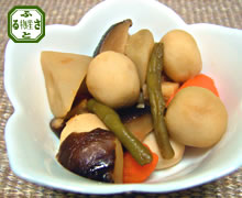 ほっこり冬野菜 梅だしの煮物